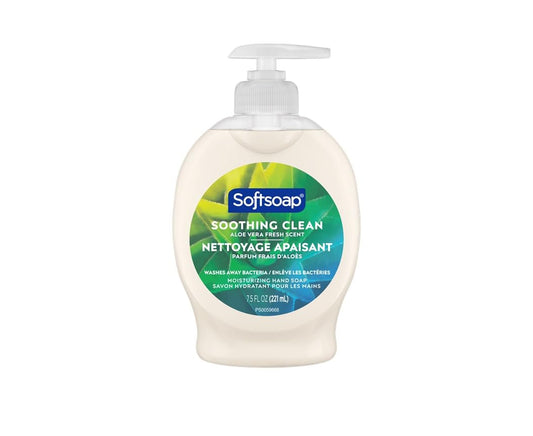 Softsoap Moisturizing Liquid Hand Soap Pump, Aloe, 221 mL