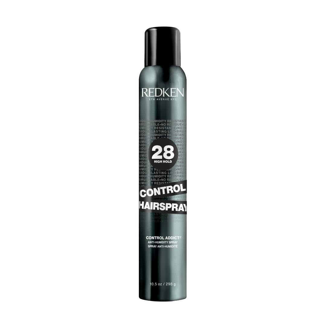 Redken Extra Hold Hairspray, Provides Long-Lasting Anti-Frizz Protection, Anti-Humidity Spray, For All Hair Types, No Residue or Flaking, Control Hairspray Control Addict, 9.8 fl.oz.