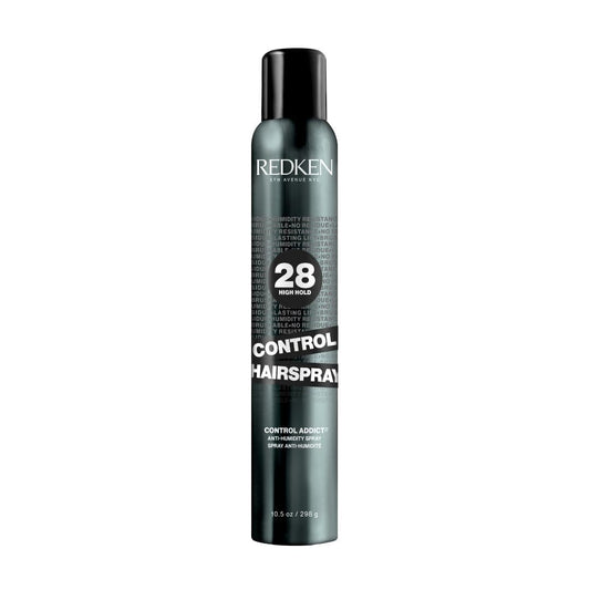 Redken Extra Hold Hairspray, Provides Long-Lasting Anti-Frizz Protection, Anti-Humidity Spray, For All Hair Types, No Residue or Flaking, Control Hairspray Control Addict, 9.8 fl.oz.