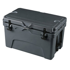 45 Quart Portable Hard Cooler Insulated Ice Chest Keeps Cool for up to 6 Days-Gray