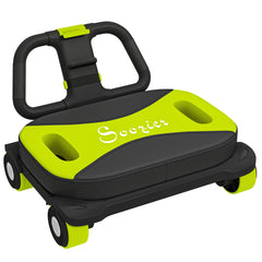 Ab Wheel Roller, Automatic Rebound Abdominal Wheel, Core Training Equipment with Phone Holder and Foldable Handle