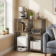 4-Tier Heavy-Duty Kitchen Baker's Rack- Brown