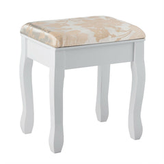 5 Drawers Removable Box Makeup Dressing Vanity Set-White