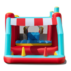 5-in-1 Ice Cream Inflatable Bounce House with Ball Pit and Slide with 480W Blower