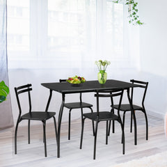 5 Pieces Dining Table Set with 4 Chairs
