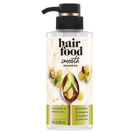 Hair Food Sulfate-Free Shampoo with Avocado & Argan Oil for Frizzy Hair, 300 mL
