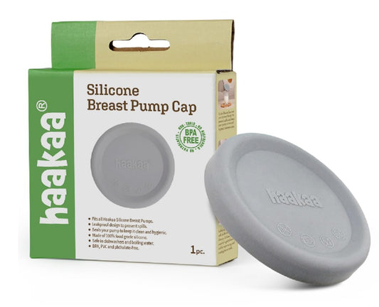 Haakaa Leak-Proof Silicone Cap, 1 pk, Fit All Haakaa Breast Pumps, BPA PVC and Phthalate Free