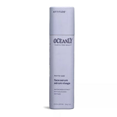 ATTITUDE Oceanly Face Serum Bar, Made in Canada, EWG Verified, Plastic-free, Plant and Mineral-Based Ingredients, Vegan Skin Care Products, PHYTO AGE, Unscented, 30 grams