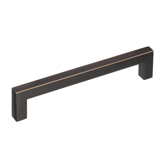 Amerock | Cabinet Pull | Oil Rubbed Bronze | 5-1/16 inch (128 mm) Center to Center | Monument | 1 Pack | Drawer Pull | Drawer Handle | Cabinet Hardware