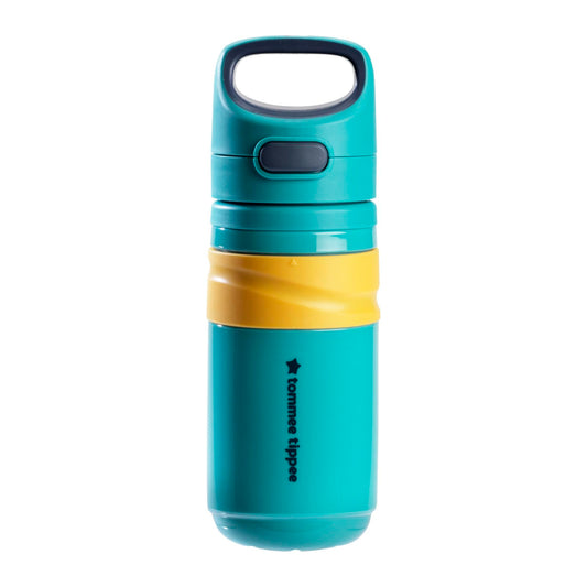 Tommee Tippee Superstar Insulated Flip Top Sport Sippy Straw Cup, 18m+, 11oz, 1 Pack | Leak and Shake Proof, Anti-Microbial Spout