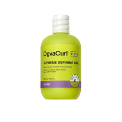 DevaCurl Supreme Defining Curl Gel Super Strong Hold No-Crunch Styler, Sulfate Free Hair Gel for Curly, Medium to Coarse Waves and Coils
