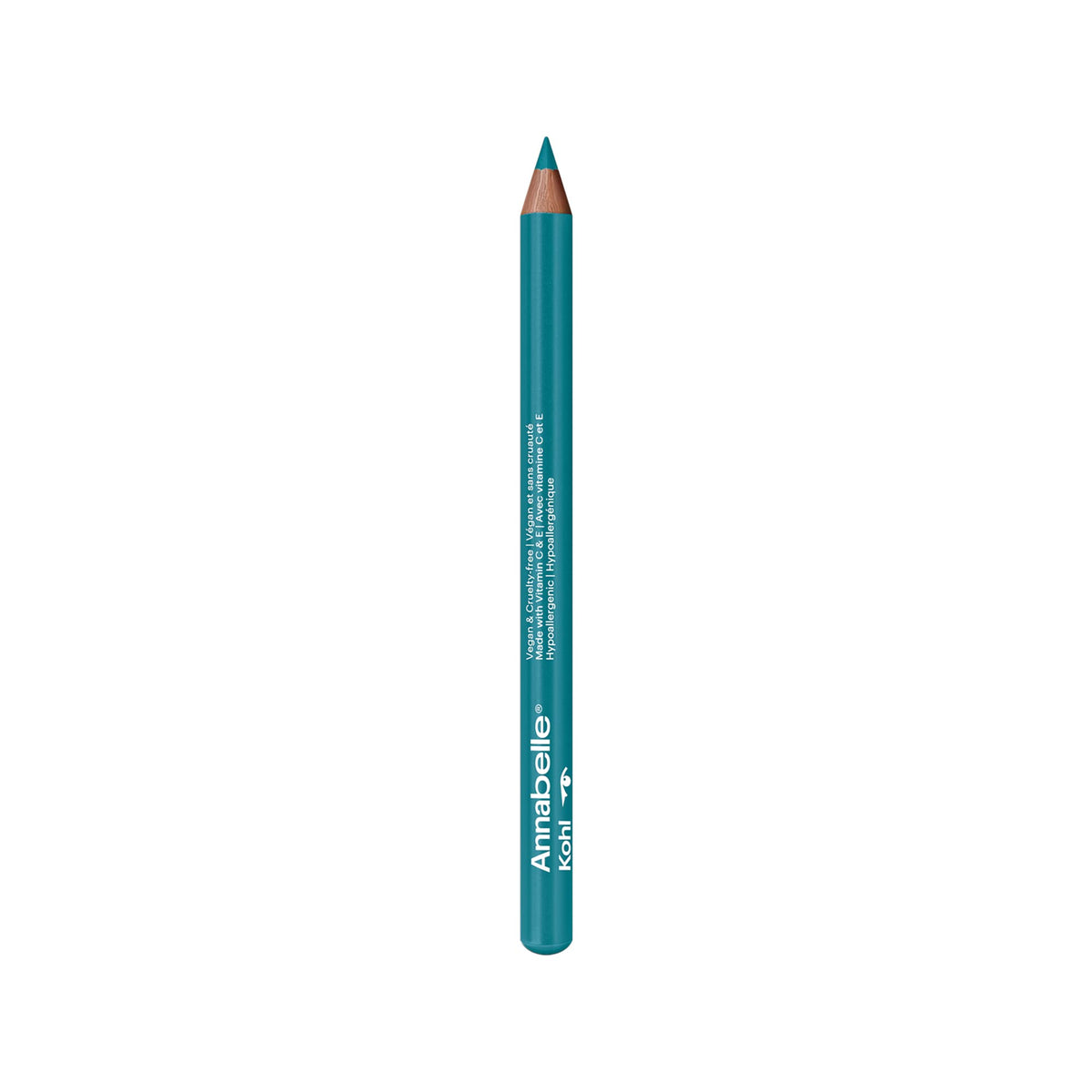 Annabelle Vegan Kohl Eyeliner, Matte Finish, 100 Caribbean Blue, Intense Colour Payoff, Long-Lasting, Cruelty-Free, Paraben-Free, Silicone-Free, Fragrance-Free, Hypoallergenic, 1.14 g