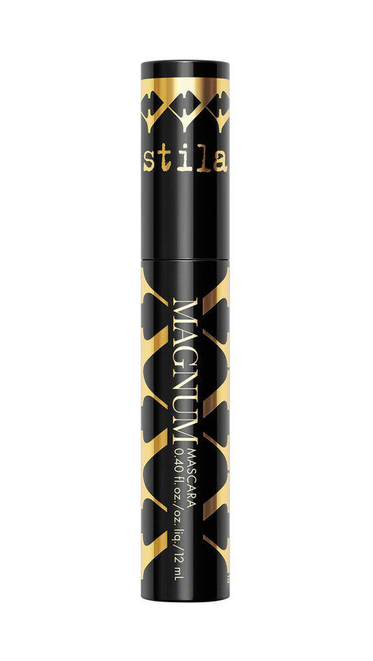 stila Magnum XXX Lash Mascara, Black Voluminous Sky-High Volume, Curl, Lift, Full Length Lightweight, Long-Lasting Eye Makeup Formula 0.40 Fl. Oz