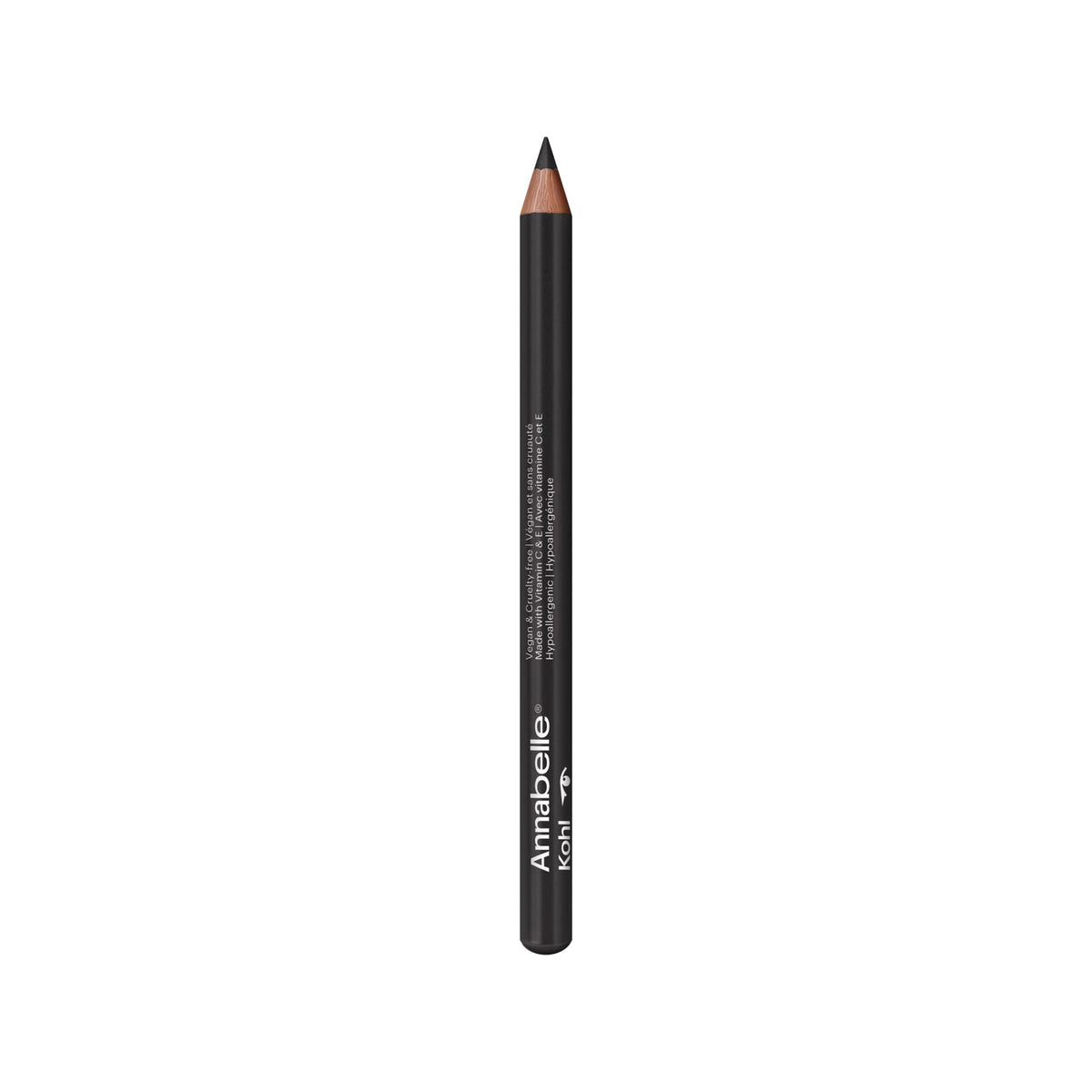 Annabelle Vegan Kohl Eyeliner, Matte Finish, 73 Black, Intense Colour Payoff, Long-Lasting, Cruelty-Free, Paraben-Free, Silicone-Free, Fragrance-Free, Hypoallergenic, 1.14 g