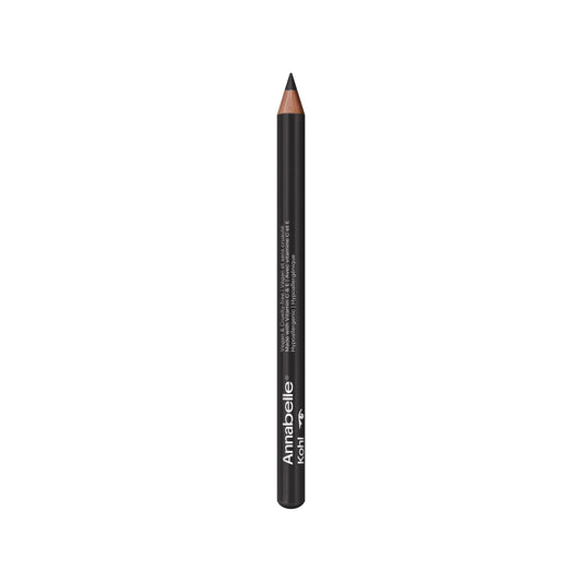 Annabelle Vegan Kohl Eyeliner, Matte Finish, 73 Black, Intense Colour Payoff, Long-Lasting, Cruelty-Free, Paraben-Free, Silicone-Free, Fragrance-Free, Hypoallergenic, 1.14 g