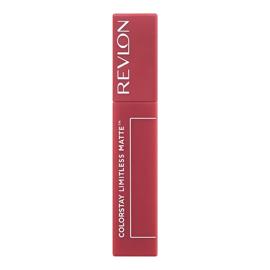 Revlon Lipstick, ColorStay Limitless Matte Liquid Lipstick, Vegan Formula, No-Budge Matte, Longwear Lipstick, Long Lasting, Lightweight/Comfortable, Waterproof, 008 Stir Me Up, 0.17 fl oz/ 5ml