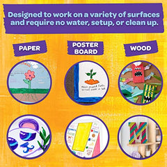 Crayola Canada Washable Paint Sticks,6CT, Holiday Toys, Gift for Boys and Girls, Kids, Stocking, Arts and Crafts, Gifting, Assorted vibrant colours