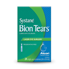 Systane Bion Tears Lubricant Eye Drops, Preservative-Free Eye Drops for Sensitive Eyes, Dry Eyes, Sjögren’s Syndrome - 24 count (Pack of 1)
