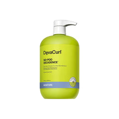 DevaCurl No-Poo Decadence Zero Lather Moisturizing Curly Cleanser for Ultra-Rich Moisture, Sulfate Free Shampoo, Nourishing Scalp Scrub for Dry Damaged Hair, For Coarse Waves, Curls and Coils