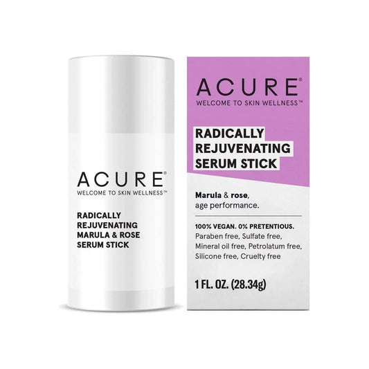 ACURE Radically Rejuvenating Serum Stick | 100% Vegan | Provides Anti-Aging Support | Marula, Rose Oil & Avocado Oil - Hydrates & Rejuvenates | 1 Oz