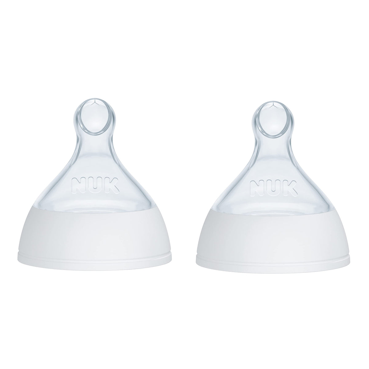 NUK Smooth Flow Pro Anti Colic Baby Bottle Replacement Nipples, 2 Pack