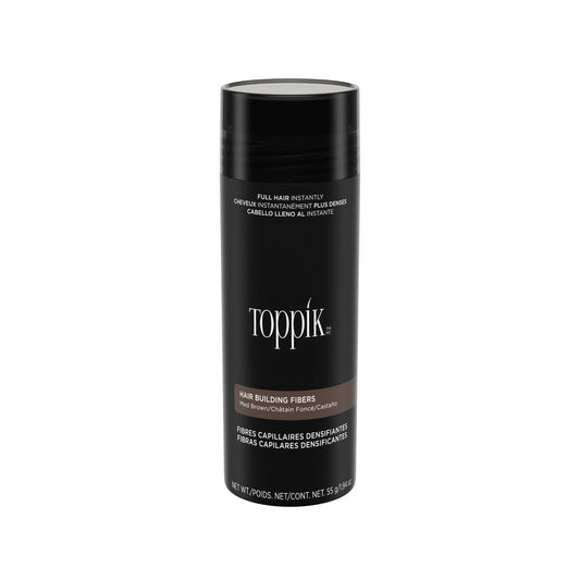 TOPPIK Hair Building Fibers for Instantly Fuller Hair (MEDIUM BROWN), 55 g, Fill In Fine or Thinning Hair,Instantly Thicker Looking Hair, Multiple Shades for Men & Women