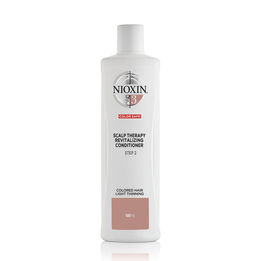 Nioxin System 3 Scalp + Hair Conditioner - Hair Thickening Conditioner for Damaged Hair with Light Thinning, 16.9 fl oz (Packaging May Vary)
