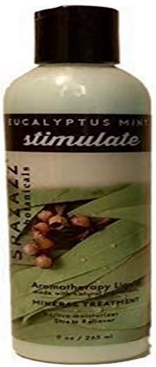 Spazazz SPZ-118 Original Elixir Bottle Spa and Bath Aromatherapy, 9-Ounce, Eucalyptus Mint Stimulate