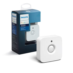 Philips Hue Indoor Motion Sensor for Smart Lights (Requires Hue Hub) - Wireless, Battery-Powered, Customizable Lighting - White