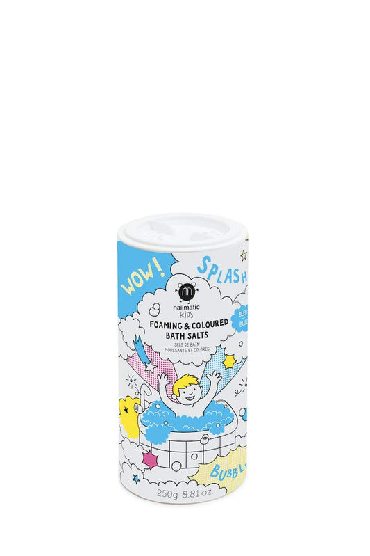 Nailmatic Kids Coloured Bath Salts, Blue, 1 Count
