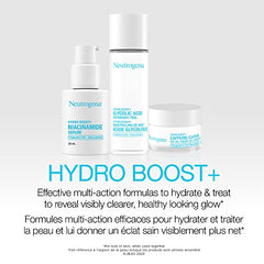 Neutrogena Hydro Boost+ Niacinamide Serum, Hyaluronic Acid, 10% Niacinamide Vitamin B3, Fragrance Free Facial Serum, 29 mL