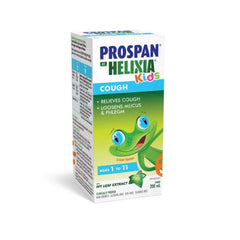 HELIXIA Prospan Natural Cough Syrup with Ivy Leaf Extract - Expectorant, Helps Eliminate Mucus & Phlegm - Cough Relief for Kids (200ml)
