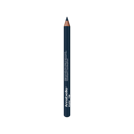 Annabelle Vegan Kohl Eyeliner, Matte Finish, 132 Midnight Blue, Intense Colour Payoff, Long-Lasting, Cruelty-Free, Paraben-Free, Silicone-Free, Fragrance-Free, Hypoallergenic, 1.14 g