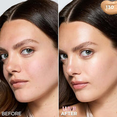 L'Oréal Paris Lumi Le Glow Tint, Glowy Skin Tint Foundation, Lightweight Buildable Coverage, Water-Based Formula, Light Warm 130, 25 ml