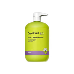 DevaCurl Light Defining Curl Gel Soft Hold for natural Texture, No Crunch Styler, Sulfate Free Hair Gel for Curly, Wavy and Coils, 946mL