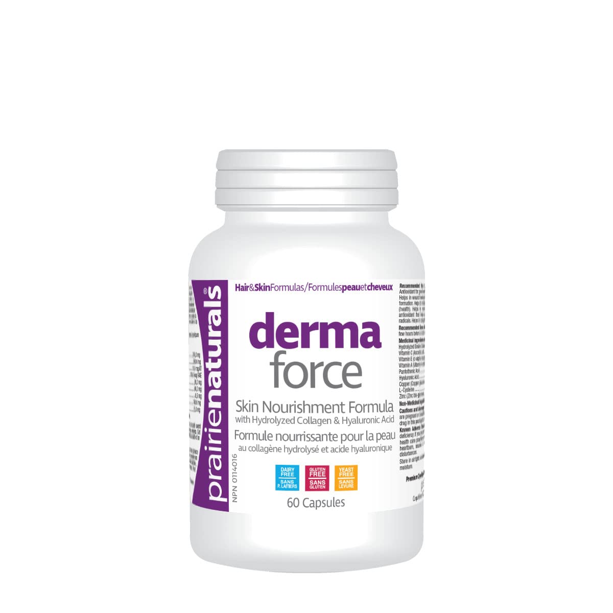 Prairie Naturals Derma-Force Skin Nourishment Formula Capsules, 60 Count