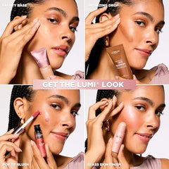L'Oréal Paris Lumi Le Glow Tint, Glowy Skin Tint Foundation, Lightweight Buildable Coverage, Water-Based Formula, Light Warm 130, 25 ml