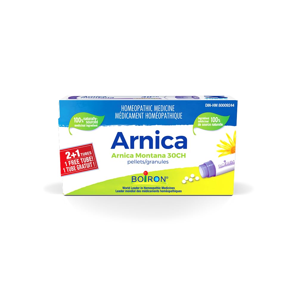 Arnica Montana 30ch,Boiron homeopathic medicine, 3 tubes (4g each tube)