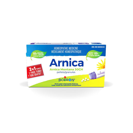 Arnica Montana 30ch,Boiron homeopathic medicine, 3 tubes (4g each tube)