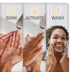 Olay Cleansing Melts + Vitamin C Face Cleanser, Water-Activated Face Wash, 12 Count