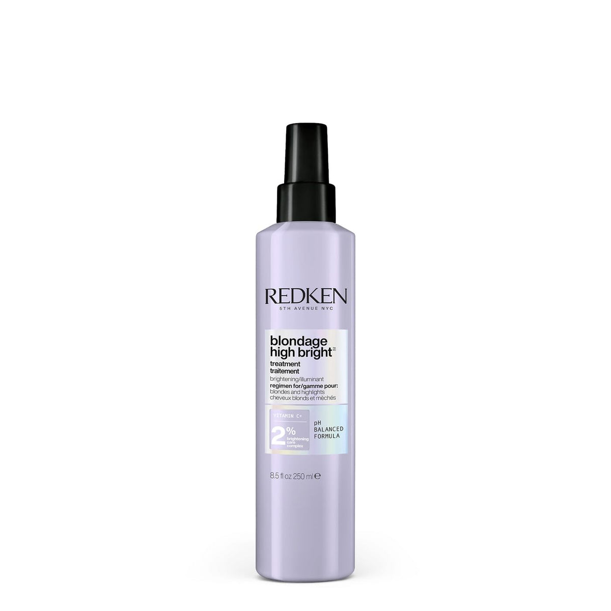 Redken Hair Treatment, Blondage High Bright Pre-Treatment, For Blondes and Highlights, Brightens Blonde Hair Instantly, Infused with Vitamin C, 250 ML