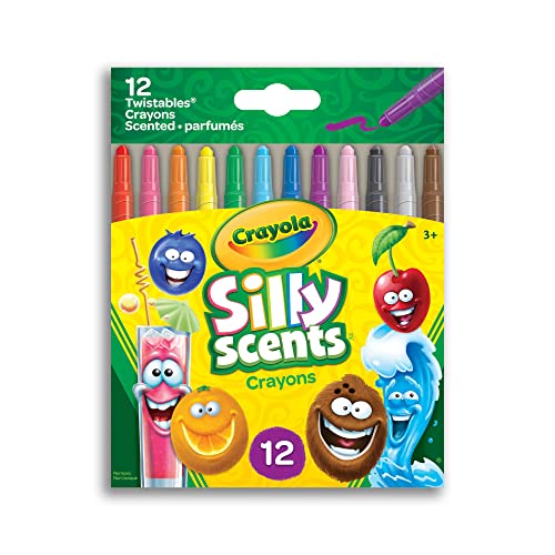 Crayola Silly Scents Mini Twistables Crayons 12 Count Arts & Crafts