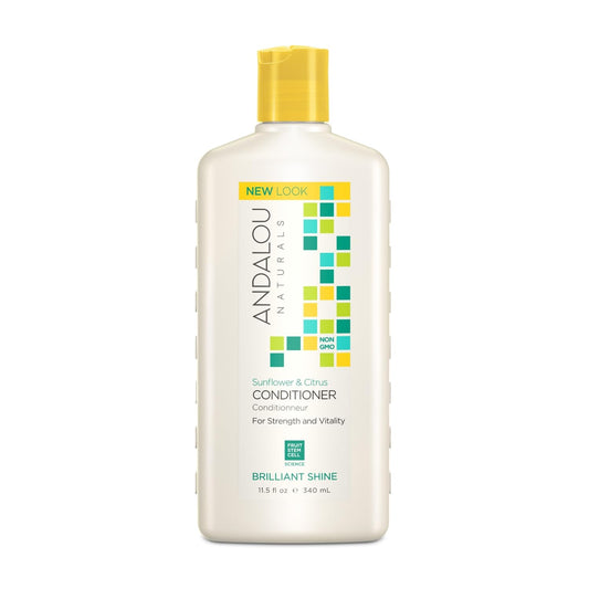 BRILLIANT SHINE Sunflower & Citrus Conditioner, 340 ml (Pack of 1)