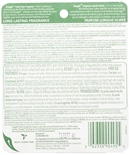 Airwick Plug In Scented Oil , Crisp Linen, Infussed With Natural Essential Oils, (2x20 ml)
