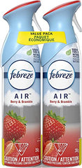 Febreze Air Freshener Spray, Odor Eliminator, Berry & Bramble, 2 Count