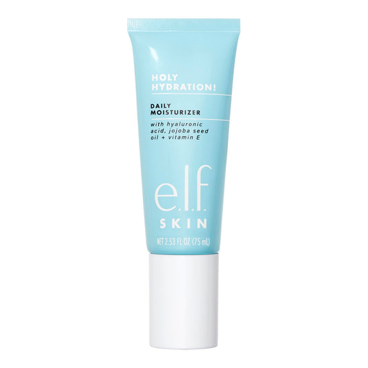 e.l.f. SKIN Holy Hydration Daily Hydration Moisturizer, Infused with Aloe, Jojoba Oil & Shea Butter, 2.53 Fl Oz (75mL)