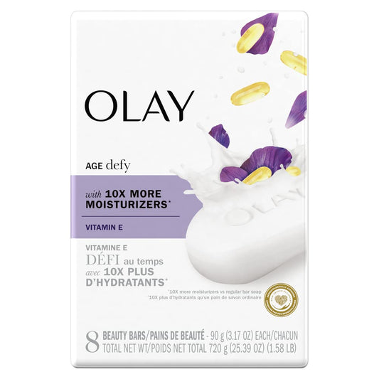 Olay Age Defy 8 Bar Personal, 720 g Total (8 Count of 90 g Each)