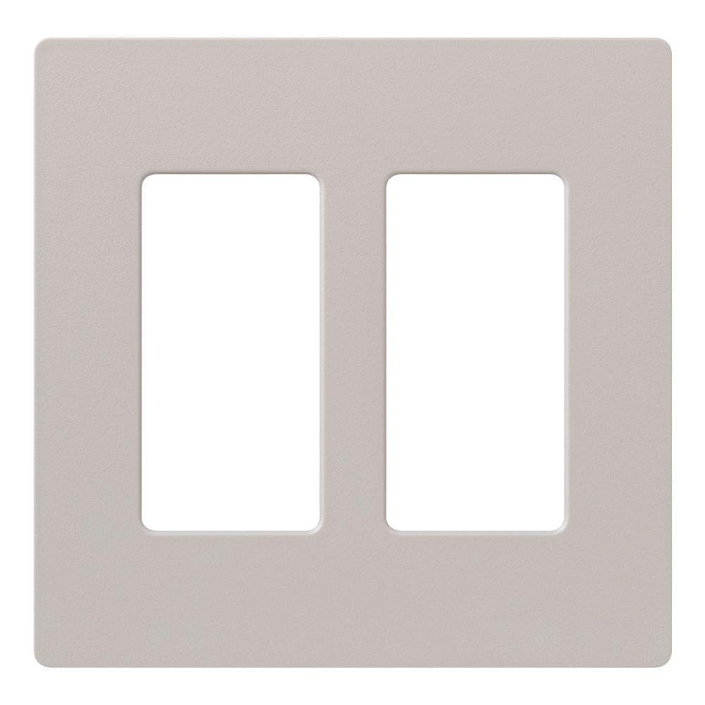 Lutron Claro 2 Gang Decorator/Rocker Wallplate, Matte | SC-2-TP | Taupe