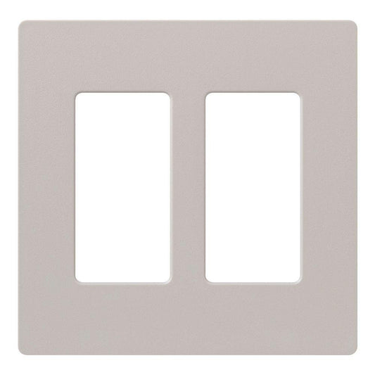 Lutron Claro 2 Gang Decorator/Rocker Wallplate, Matte | SC-2-TP | Taupe