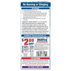 NeilMed Sinus Rinse, Premixed 50 Sachets